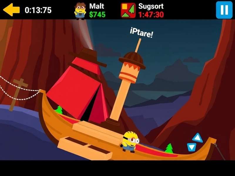 Minion Volcano Voyage Gameplay Screenshot